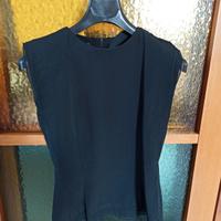 Blusa smanicata nera
