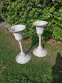 Coppia cesti di vimini