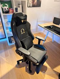 Sedia Gaming Secretlab Omega piu Poggia Gambe