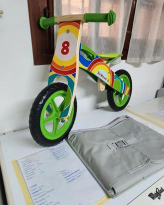 bicicletta in legno senza pedali bambini 