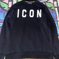 Felpa ICON nera taglia L