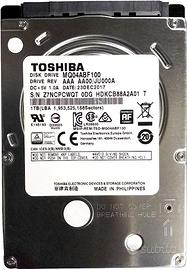 Toshiba MQ04ABF100, 2.5", 1000 GB, 5400 RPM #6610