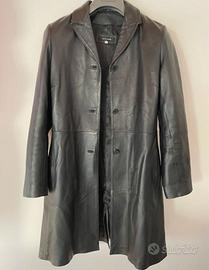 Giacca di pelle nera