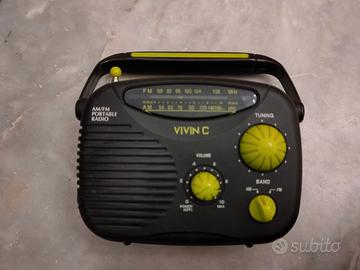 RADIO Portatile AM/FM con logo VIVIN C