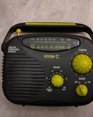 RADIO Portatile AM/FM con logo VIVIN C