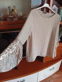 maglia beige tg 52