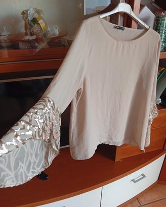 maglia beige tg 52