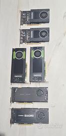 Schede video Nvidia Quadro – testate e funzionanti