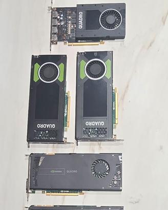 Schede video Nvidia Quadro – testate e funzionanti