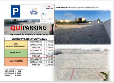 Parcheggio privato disponibile