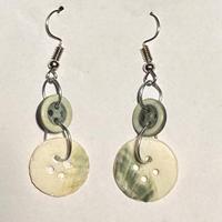 Orecchini bottoni artigianali anallergici