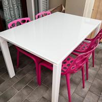 Tavolo design calligaris in vetro allungabile