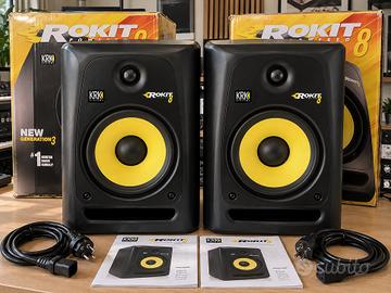 Coppia Monitor  KRK Rokit 8 G3