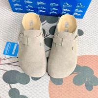 Birkenstock Boston Suede Beige 38 Nuove