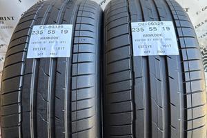 2 PNEUMATICI 235/55 R19 HANKOOK ESTIVE 80%