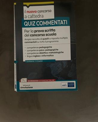 Quiz commentati concorso scuola