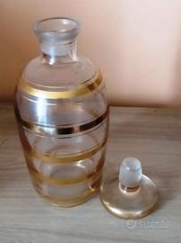 BOTTIGLIA VINO / MARSALA IN VETRO PRIMI ANNI '50