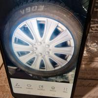 4 gomme invernali da 15 con cerchi e coppell
