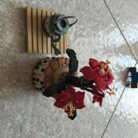 Lego costruzioni orchidea rossa