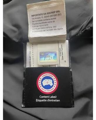 Canada Goose disponibile in tutte le taglie