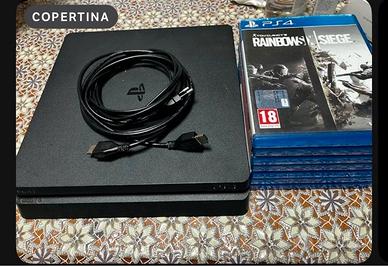 PS4 Slim 1TB SSD + Giochi inclusi + Cavi originali