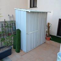 Casetta giardino in Acciaio 155x100cm bianca