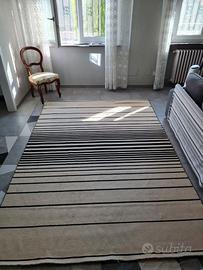 Tappeto bianco e nero 200x290