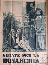 Poster referendum Monarchia o Repubblica 1946