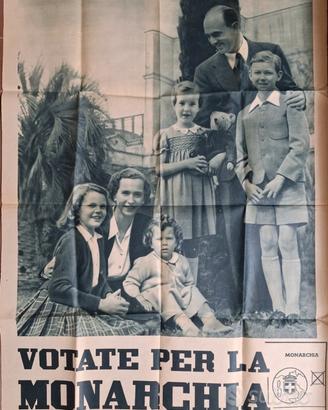 Poster referendum Monarchia o Repubblica 1946
