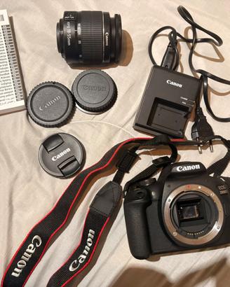 Canon  EOS 2000D + obiettivo 18-55mm