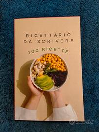 Ricettario da scrivere 100 ricette 