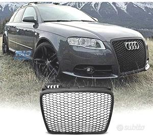 GRIGLIA AUDI A4 B7 04-07 LOOK RS NERO LUCIDO