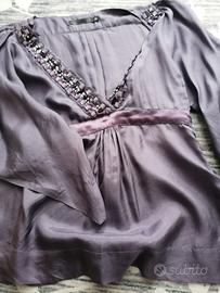 Preziosa blusa in pura seta 