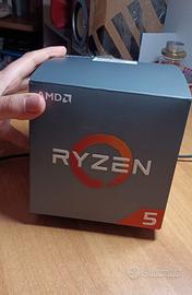 AMD Ryzen 5 2600X-Boxato con Dissipatore originale