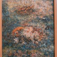 Mario Lipreri 1981 olio su masonite