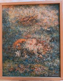 Mario Lipreri 1981 olio su masonite