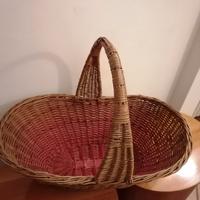 CESTA in rattan grande con manico 