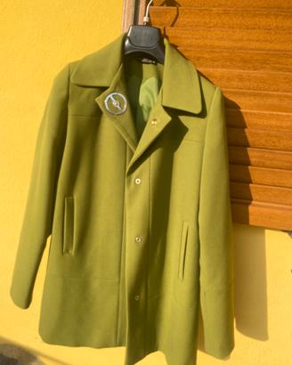 Giubbotto verde da donna made in Italy, taglia M.