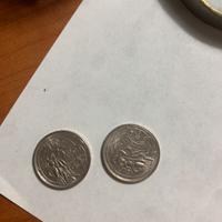 Monete 100 lire edizione 1945/1995