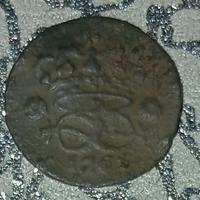 Sardegna,C.Emanuele III di Sav.,2 denari 1765 rara