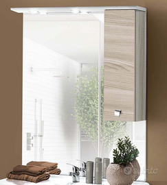 Specchiera bagno con pensile e luce LED (NUOVA)