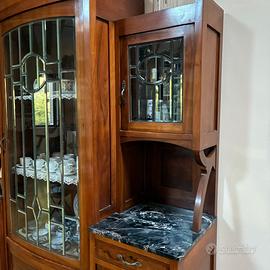 Credenza con vetrine anni 20