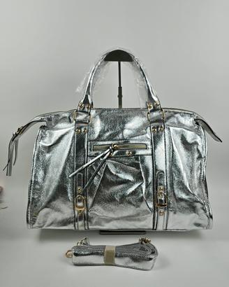 Borsa Donna Grande City Bag Similpelle Vintage