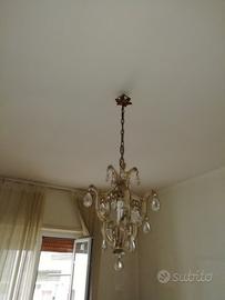 Due lampadari cristallo stile Maria Teresa