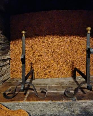 Coppia Alari per caminetto
