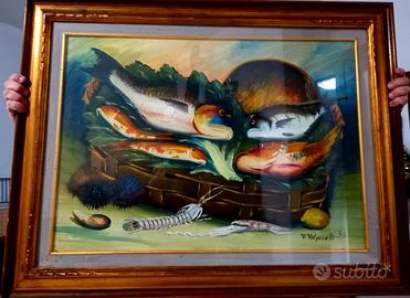 Quadro con pesci Volpicelli