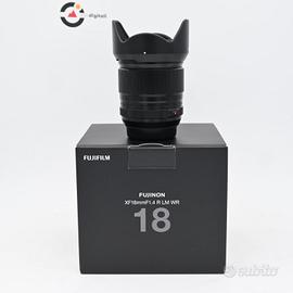 Fuji XF 18mm F1.4 R LM WR Pari al nuovo