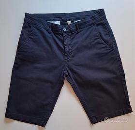 bermuda uomo J.sette blu 48 chino cotone elastan