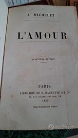Libro antico francese "L'Amour "