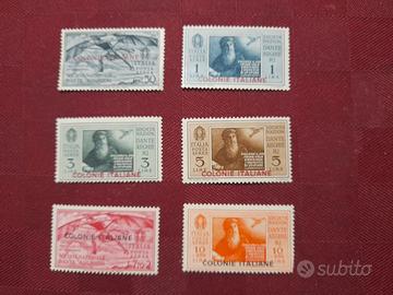 Francobolli "Colonie italiane"